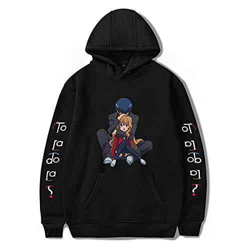 acsefire Toradora Kapuzenpullover Takasuryuuji und Aisaka Cosplay Kostüme Anime Prints Lange Ärmel Pullover mit Kapuze Sweatshirt Für Unisex von acsefire