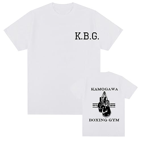 Hajime No Ippo T-Shirts Top Ippo Makunouchi T-Shirts KBG Casual Streetwear Kamogawa Boxing Gym Pullover für Männer Frauen Teens von acsewater