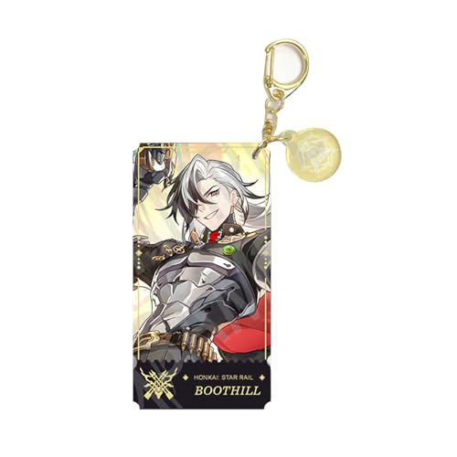 Honkai: Star Rail Double Keychain Arlan Jing Yuan Bronya Rand Acryl dicke Platte Anhänger von acsewater