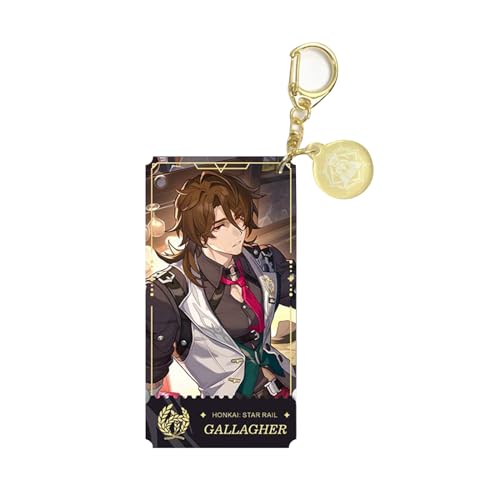 Honkai: Star Rail Double Keychain Arlan Jing Yuan Bronya Rand Acryl dicke Platte Anhänger von acsewater