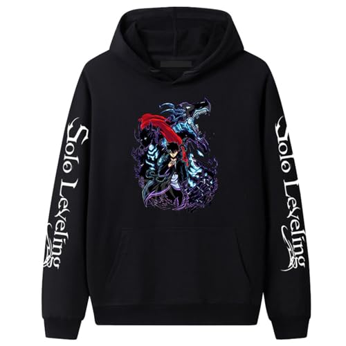 acsewater Anime Solo Leveling Hoodie Unisex Anime gedruckt Casual Sweatshirt Cosplay Kleidung Trendy Harajuku Style Pullover Hoodie... von acsewater