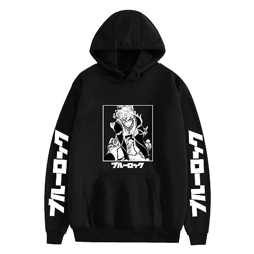 acsewater Blue Lock Anime Hoodie Unisex Isagi Yoichi Langarm Kapuze Pullover Casual Sweatshirt Nagi Seishirou Paar Tops acsewater Blue Lock Anime Hoodie Unisex Isagi Yoichi Langarm Kapuze Pullover Casual Sweatshirt Nagi Seishirou Paar Tops von acsewater
