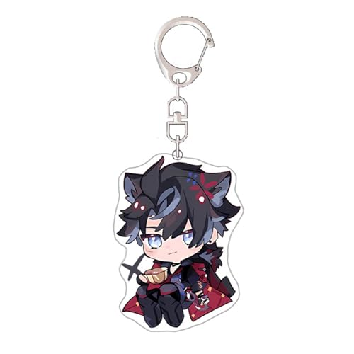 acsewater Genshin Impact Keychain Anime gedruckt Acryl Riser Book Bag Hanging Keychain Anime Fan Keychain Furina Keychain... von acsewater