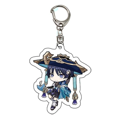 acsewater Genshin Impact Keychain Wanderer Balladeer Cartoon Figuren Acryl Anhänger Schlüsselkette Rucksack Tasche Ornament acsewater Genshin Impact Keychain Wanderer Balladeer Cartoon Figuren Acryl Anhänger Schlüsselkette Rucksack Tasche Ornament von acsewater