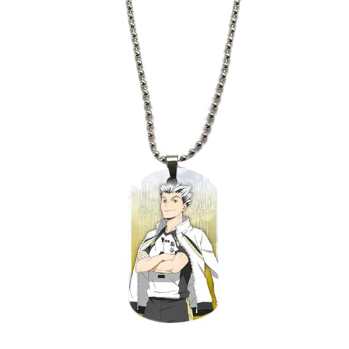 acsewater Karasuno Volleyball Club Anhänger Shoyo Hinata Halskette Tobio Kageyama Cosplay Prop Dekoration Nekoma Anhänger Kenma Kozume Kette Anime Neue Trinkets Charming Geschenk von acsewater