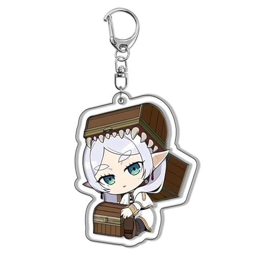 acsewater Sousou no Frieren Schlüsselanhänger Cute Frieren Acryl Schlüsselanhänger Anhänger Hanging Ornament Frieren: Beyond Journey's End Zubehör Kollektion für Anime Fans acsewater Sousou no Frieren Schlüsselanhänger Cute Frieren Acryl Schlüsselanhänger Anhänger Hanging Ornament Frieren: Beyond Journey's End Zubehör Kollektion für Anime Fans von acsewater