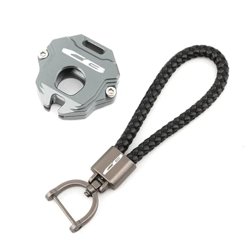 actuion Motorrad-Schlüsselanhänger Für Hon@&da CB125R CB650R CB500X CB500F CB1100 CB1000R B 650R 500X 500F 1000R Motorrad Schlüssel Abdeckung Fall Shell Schlüsselring Kette(1 set Titanium) von actuion