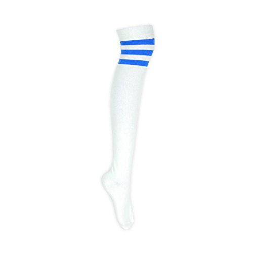 adam & eesa Damen Über Kniestrümpfe Argyle Cosplay Strümpfe Cheerleader Streifen Socken - EU 35-41 von adam & eesa