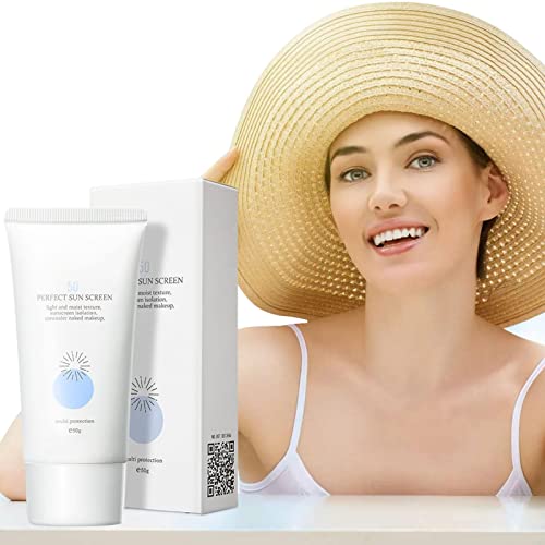 50ml Gesicht-Sonnencreme - Sonnenschutzlotion Hautschützende Creme,Anti-Aging-Öl-Kontrolle Feuchtigkeitsspendend, Geschenk für Frauen Mädchen Adawd von adawd