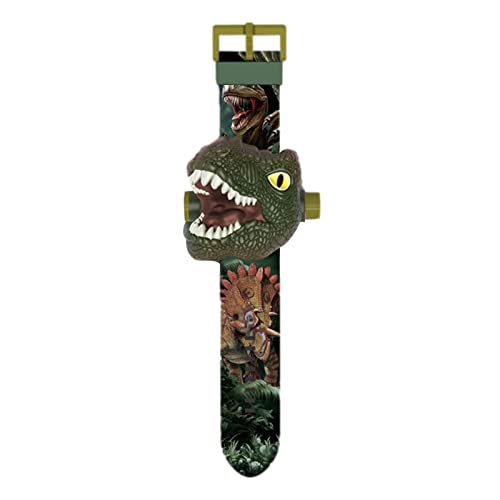 adawd Dinosaurier – 24 Modelle Projektion Dinosaurier, Cartoons, Spielzeug, digitale Dinosaurier-Armbanduhr für Kinder, Dinosaurier-Projektion mit Klappe, Spielzeug von adawd