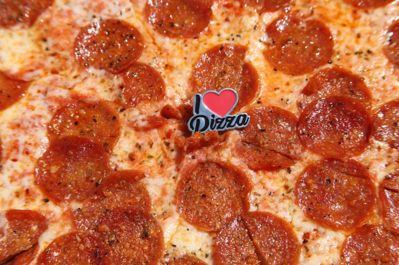 Ich Liebe Pizza Anstecknadel von adidap