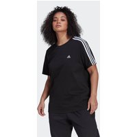 Große Größen: T-Shirt, schwarz-weiß, Gr.44/46-56/58 von adidas Sportswear