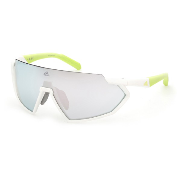 adidas eyewear - SP0041 Mirror Cat. 3 + Spare Lens Cat. 0 - Fahrradbrille weiß von adidas Eyewear