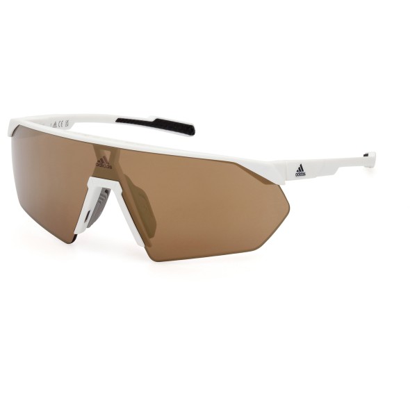 adidas eyewear - Women's SP0076 Mirror Cat. 3 (VLT 14%) - Fahrradbrille beige von adidas Eyewear