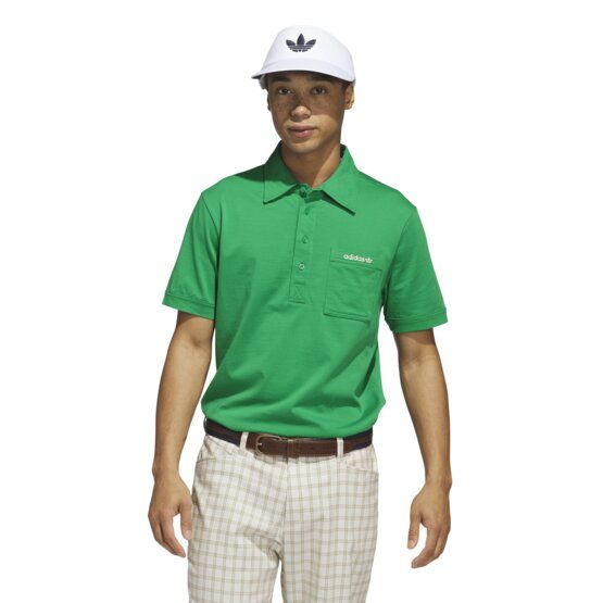 S Pocket Halbarm Polo grün von adidas Golf Originals