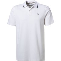 adidas Golf Herren Polo-Shirt weiß Baumwoll-Piqué von adidas Golf
