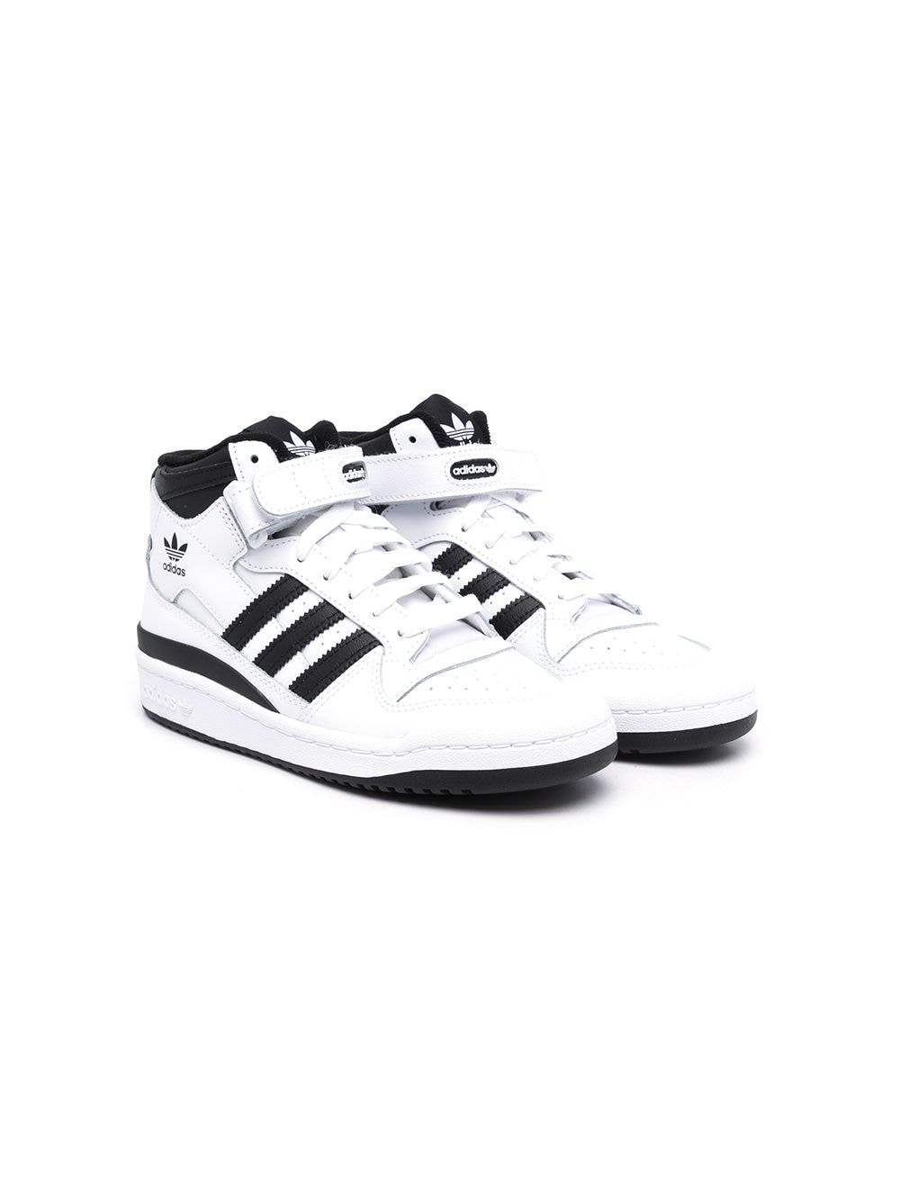 adidas Kids Forum Mid J Sneakers - Weiß von adidas Kids