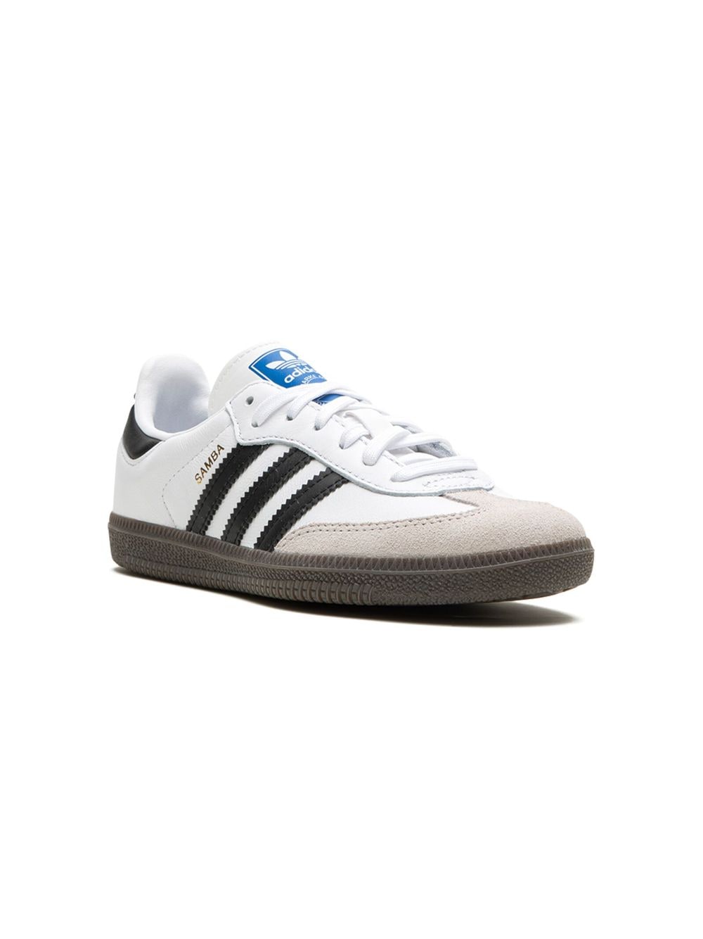 adidas Kids Samba OG C White Black Sneakers - Weiß von adidas Kids