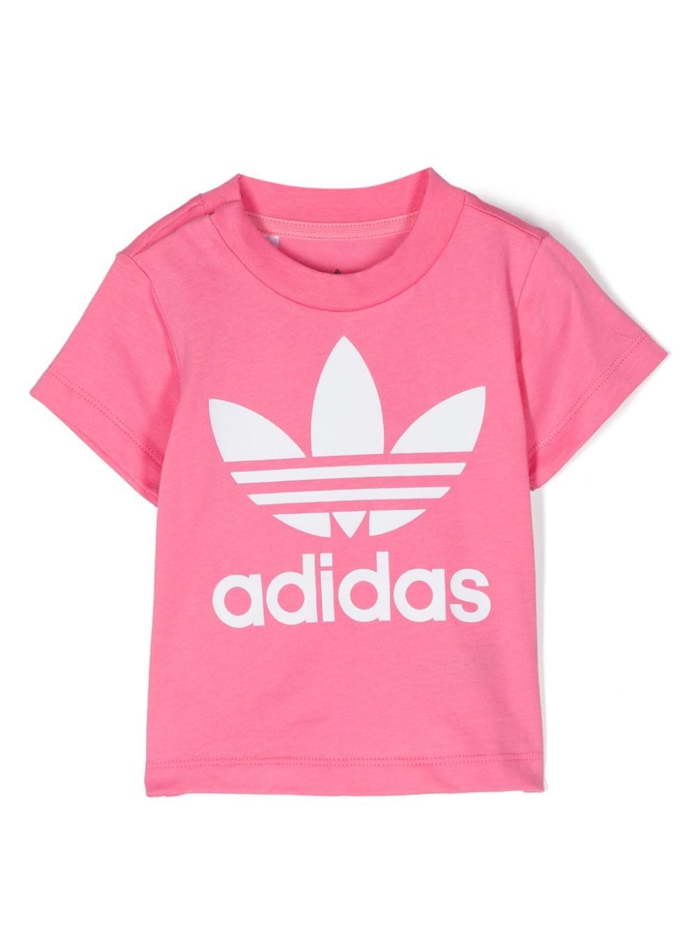 adidas Kids T-Shirt mit Trefoil-Logo - Rosa von adidas Kids