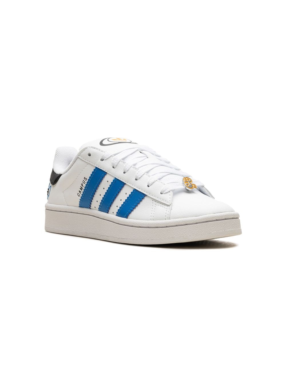 adidas Kids x James Jarvis Campus 00s J Abstract Trefoil Sneakers - Weiß von adidas Kids