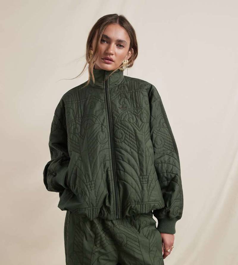 adidas Originals x ASOS - Oversize-Trainingsjacke in Grün von adidas Originals x ASOS