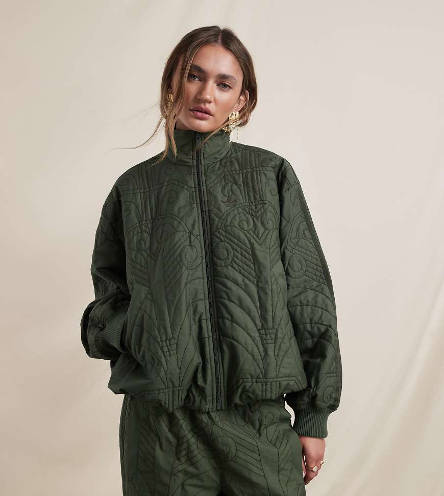 adidas Originals x ASOS - Oversize-Trainingsjacke in Grün von adidas Originals x ASOS