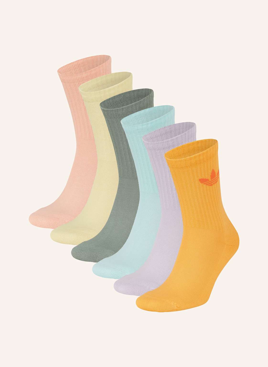 Adidas Originals 6er-Pack Socken Trefoil Cushion Crew gruen Adidas Originals 6er-Pack Socken Trefoil Cushion Crew gruen von adidas Originals