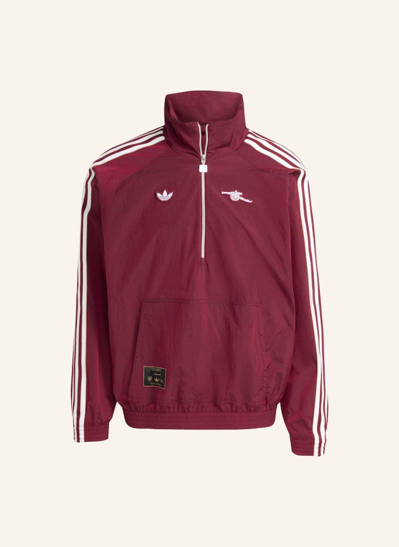 Adidas Originals Arsenal Terrace Icons Jacke Mit Reissverschluss Bis Zur Brust rot Adidas Originals Arsenal Terrace Icons Jacke Mit Reissverschluss Bis Zur Brust rot von adidas Originals