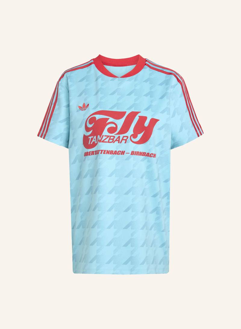 Adidas Originals Fussballtrikot Mit Allover-Grafikprint blau von adidas Originals