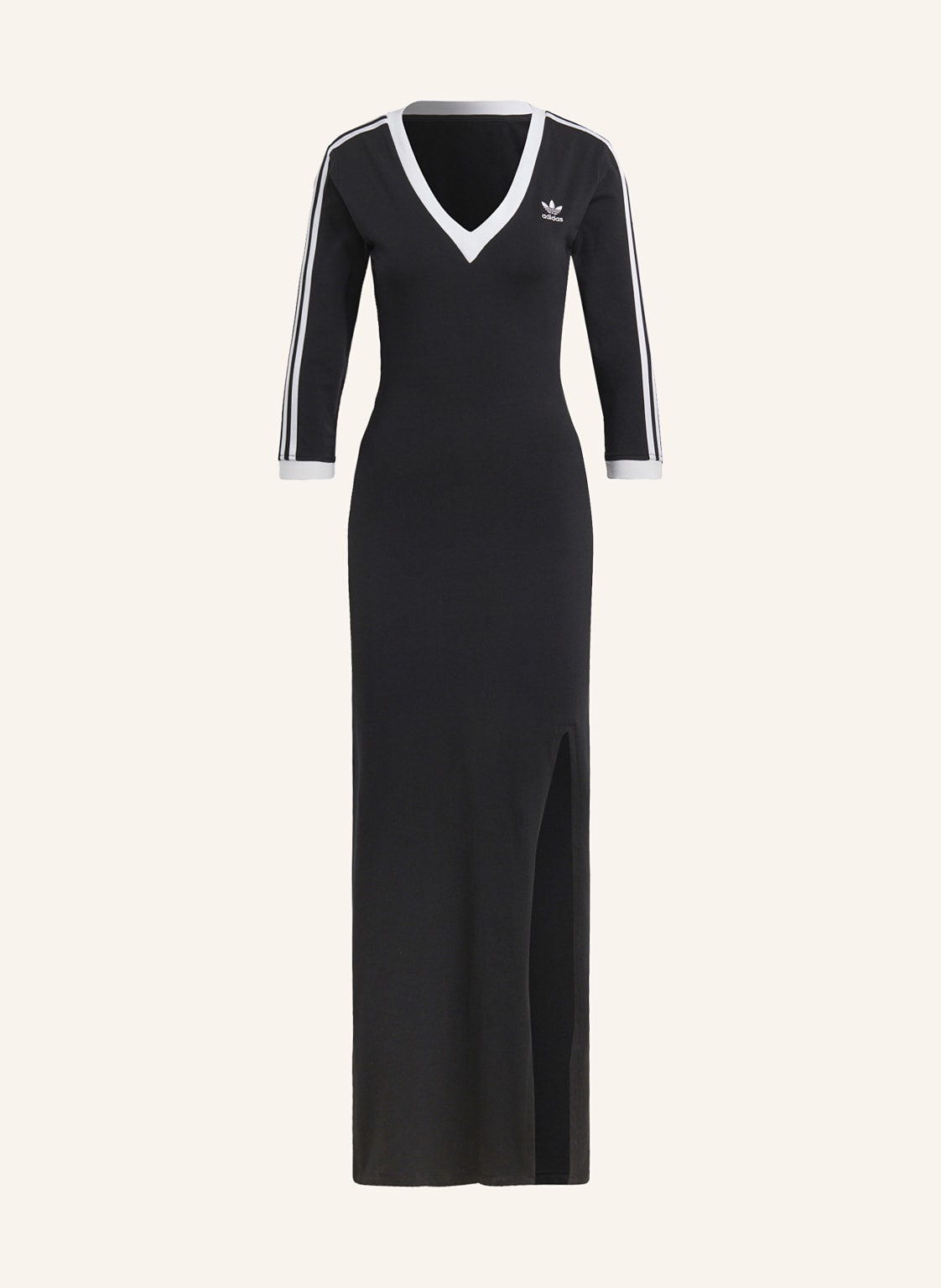 Adidas Originals Jerseykleid Mit 3/4-Arm schwarz von adidas Originals