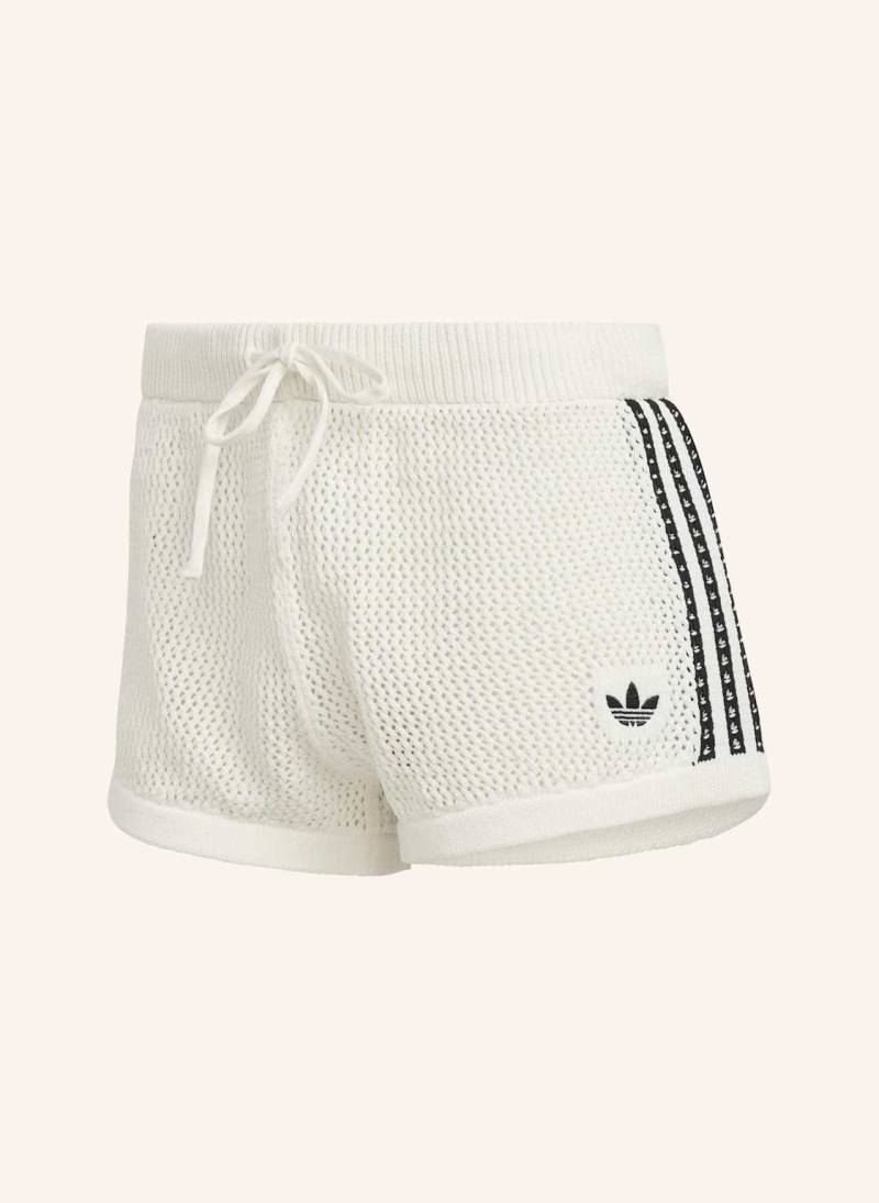 Adidas Originals Knitted Crochet Shorts weiss von adidas Originals