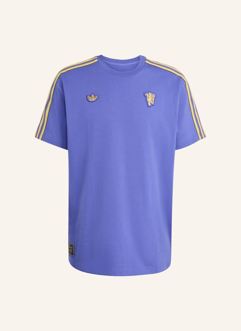 Adidas Originals Manchester United Terrace Icons T-Shirt lila von adidas Originals