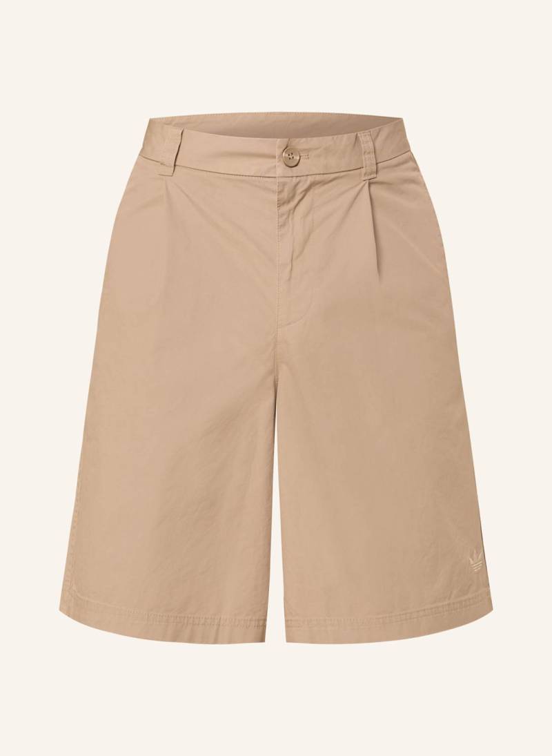 Adidas Originals Shorts Originals Wide Leg Regular Fit beige von adidas Originals