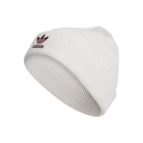 Adidas Originals Women's Trefoil Beanie, White - Orbit Grey/Victory Crimson Purple, One Size von adidas Originals