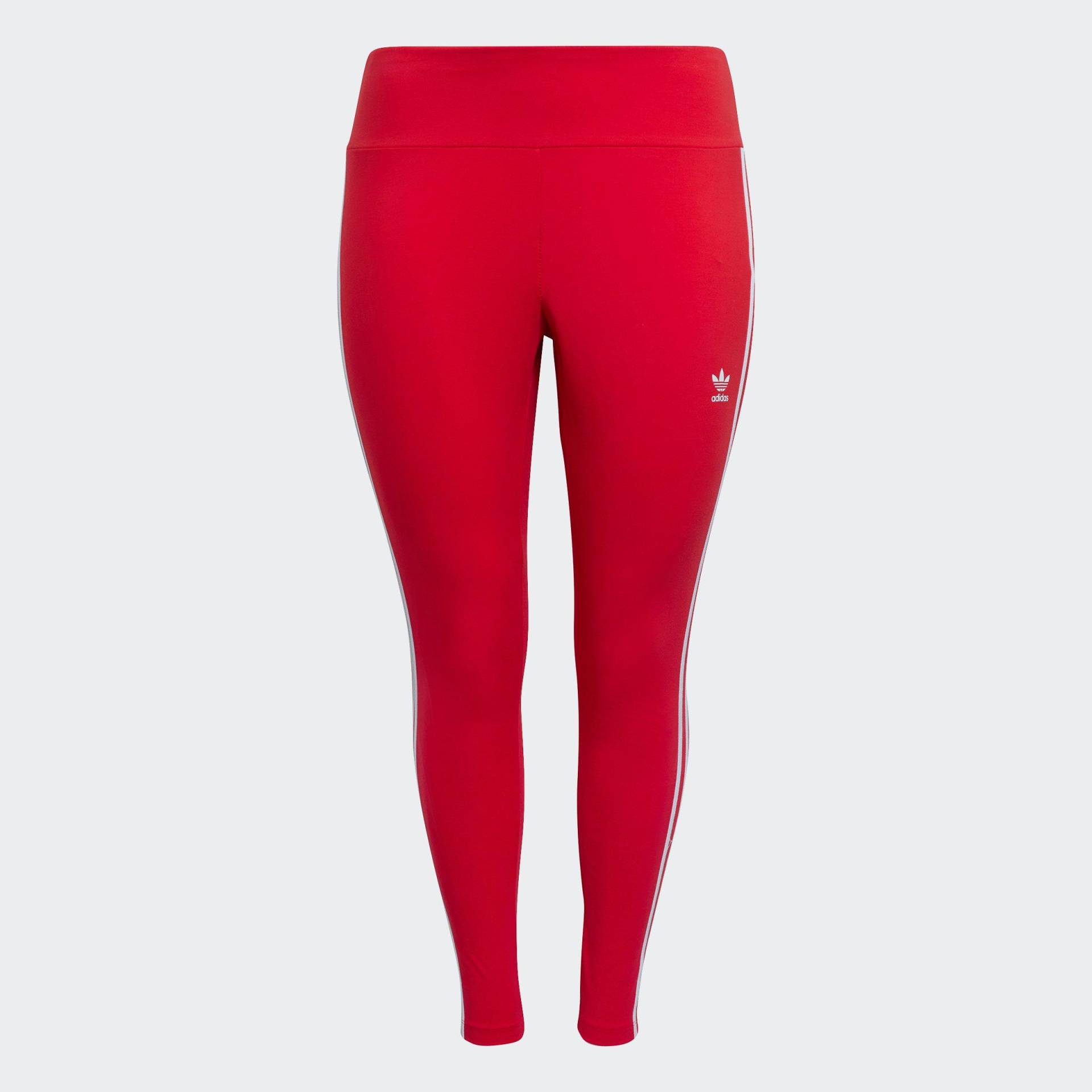 Große Größen: Leggings, rot, Gr.44/46-56/58 von adidas Originals