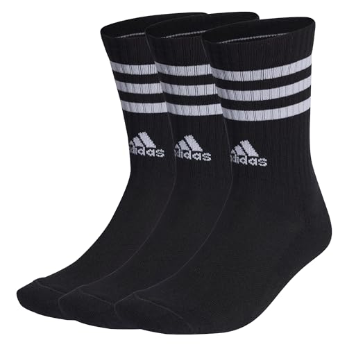 adidas 3 Stripes Crew Socks Socken 3er Pack 46-48 von adidas Originals