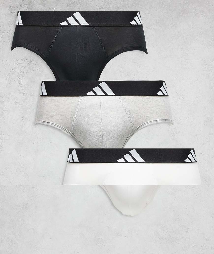 adidas - Active Flex Cotton - 3er-Pack Baumwoll-Slips in verschiedenen Farben-Bunt von adidas