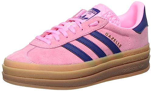 adidas Damen Gazelle Bold W Sneaker, Pink Glow Victory Blue Gum4, 39 1/3 EU von adidas Originals