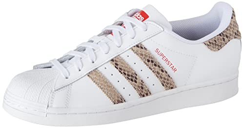 adidas Damen Superstar Schuhe, White/Wonder White/Better Scarlet, 43 EU von adidas Originals