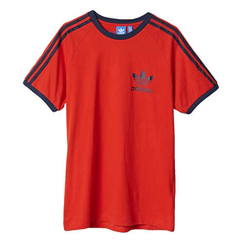 adidas Essentials Herren-Sport-T-Shirt Gr. S, Rot/Rot von adidas