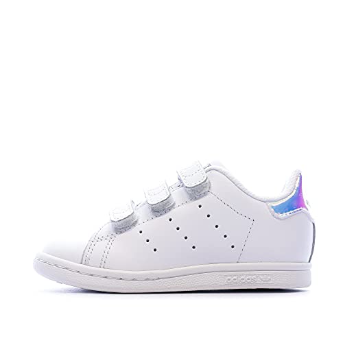 adidas Jungen Unisex Kinder Stan Smith Cf I Lauflernschuhe, Mehrfarbig (Plasld/Ftwbla 000), 24 EU von adidas Originals