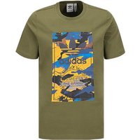 adidas ORIGINALS Herren T-Shirt grün Baumwolle von adidas Originals