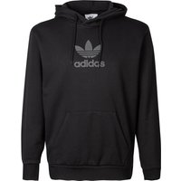 adidas ORIGINALS Herren Hoodie schwarz Baumwolle unifarben von adidas Originals