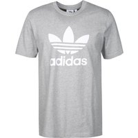 adidas ORIGINALS Herren T-Shirt grau Baumwolle meliert von adidas Originals