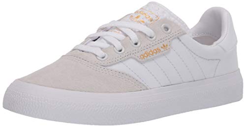 adidas Originals 3MC Skate-Schuh, Grau (Crystal White/White/Gold Metallic), 38.5 EU von adidas Originals