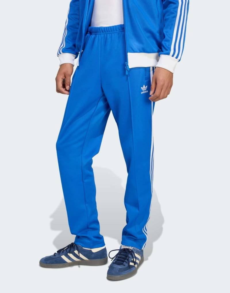 adidas Originals - Adicolor Classics Beckenbauer - Trainingshose in Blau/Weiß von adidas Originals