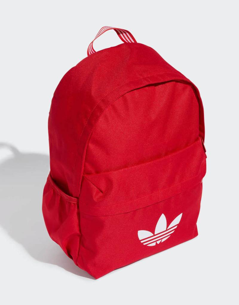 adidas Originals - Adicolor - Klassischer Rucksack in Better Scarlet-Rot von adidas Originals