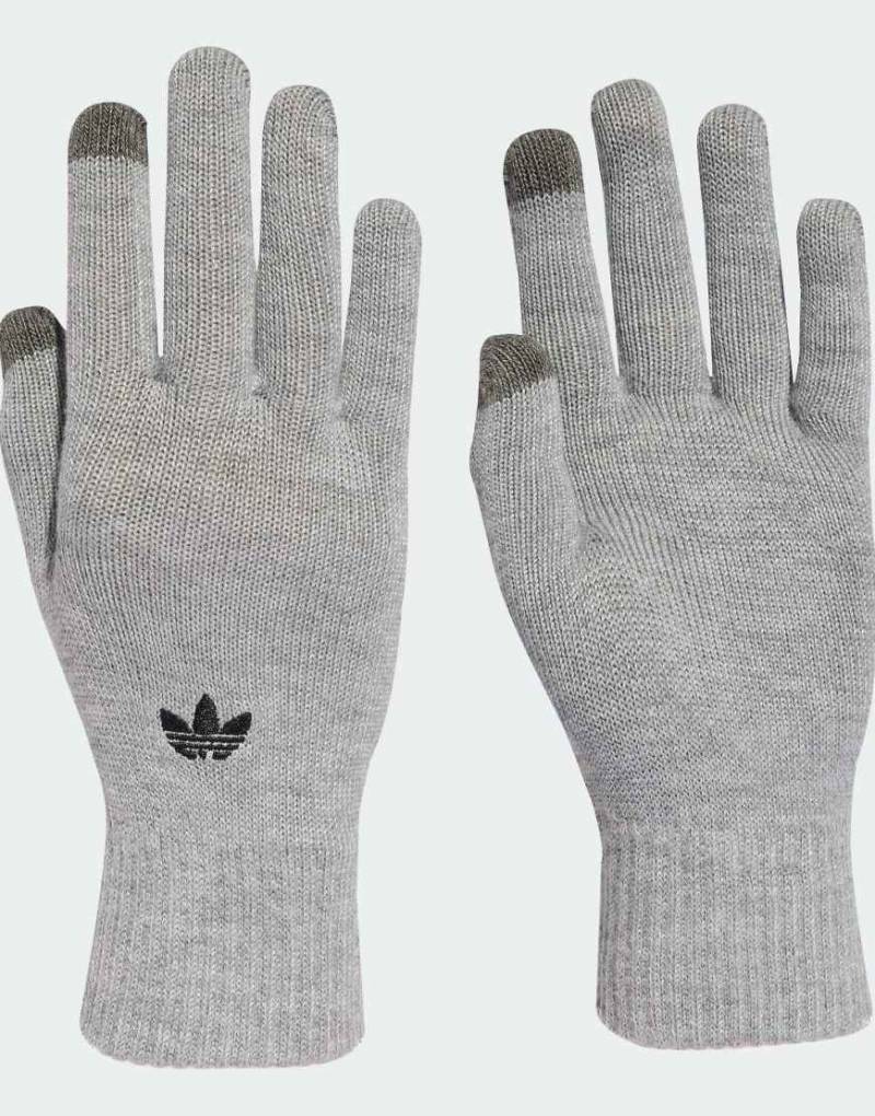 adidas Originals - Adicolor - Smartphone-Handschuhe in Medium Grey Heather-Grau von adidas Originals