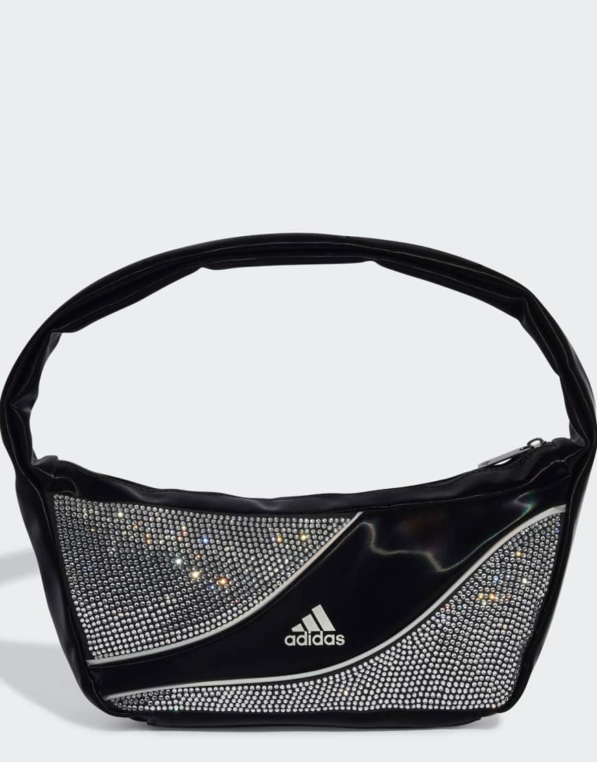 adidas Originals - Adilenium Season 4 Team - Strassbesetzte Schultertasche in Schwarz von adidas Originals