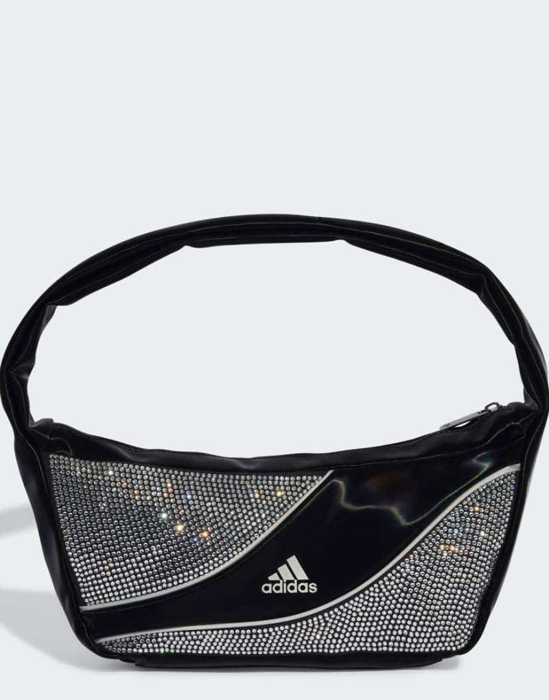 adidas Originals - Adilenium Season 4 Team - Strassbesetzte Schultertasche in Schwarz von adidas Originals